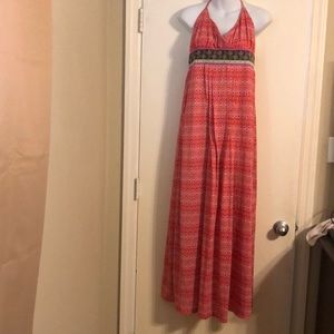 Floor length flower dress BN